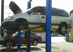 Rick's Automotive | On a Car Lift